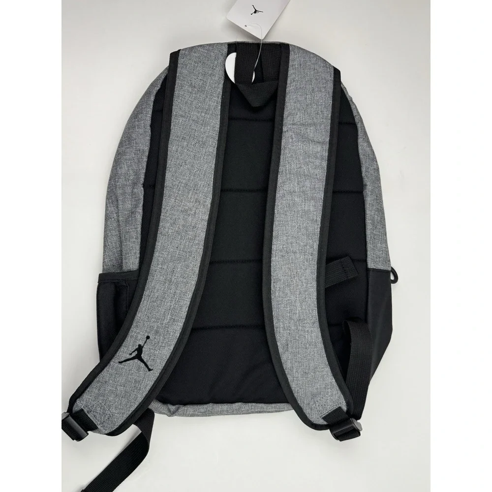 Nike Air Jordan Jumpman‎ Carbon Heather Boys Large Backpack 9A0381-GEH New
